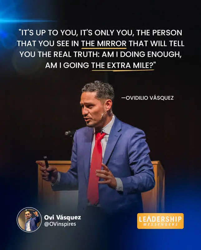 What does it mean to lead with grit? ㅤ 1️⃣Embrace Adversity :⛰️See challenges not as obstacles, but as opportunities to strengthen your resolve and character. 2️⃣Cultivate Courage :❤️True leadership is about taking the first step even when the path is uncertain. 3️⃣Stay Persistent :🎯Your success is built on consistent action, not a single lucky break. ㅤ Your story isn't a setback. It's a setup for significance. ㅤ Where have you found grit in your own journey? ㅤ #OVinspires #KeynoteSpeaker #LeadershipMessengers #MotivationalSpeaker