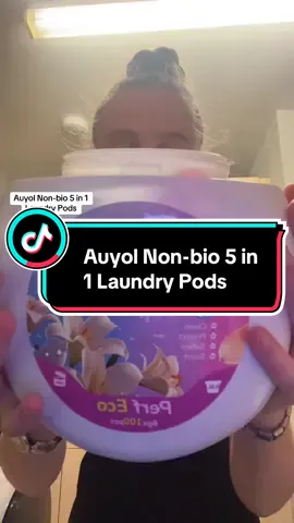 Auyol Non-bio 5 in 1 Laundry Pods💓#washpods #homeproducts #mumsoftiktok #mumof3 