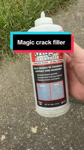 pack magic crack filler #concrete #driveway #DIY #tiktokshopcreatorpicks #tiktokshoplabordaysale 
