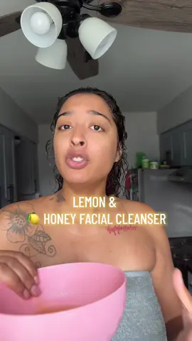 I love this combo for my cleanser 🍋🍯#lemon #honey #facialcleanser 