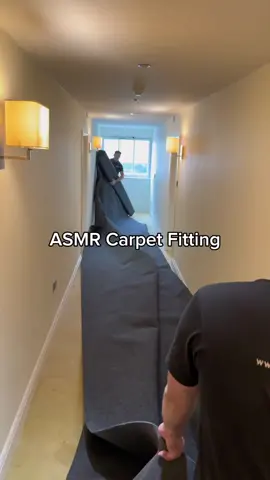 ASMR Carpet Fitting 😍 For all your flooring needs, contact us today on 01223 632571 ☎️ #carpet #carpetfitting #asmr #fyp #flooring 
