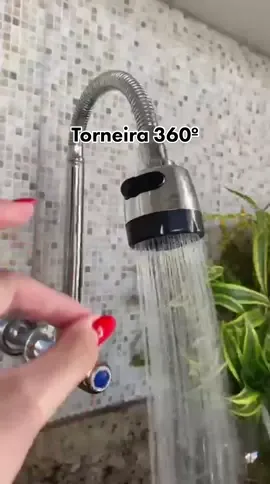 Torneira 360°, modo chuveiro e haste flexível #torneira #cozinha #pia #lavandolouça  ID: CFN-DKX-ARU Ou comente “eu quero” que te envio o link.