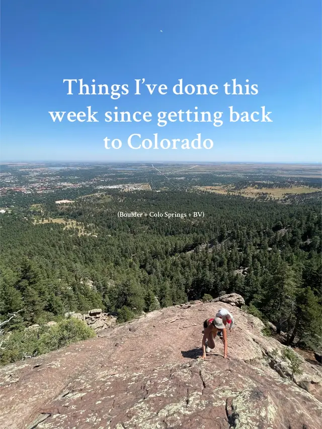 final thoughts are that boulder is awesome, eldorado canyon is insane and you should jump in every river possible. STOKED to be backkk #colorado 