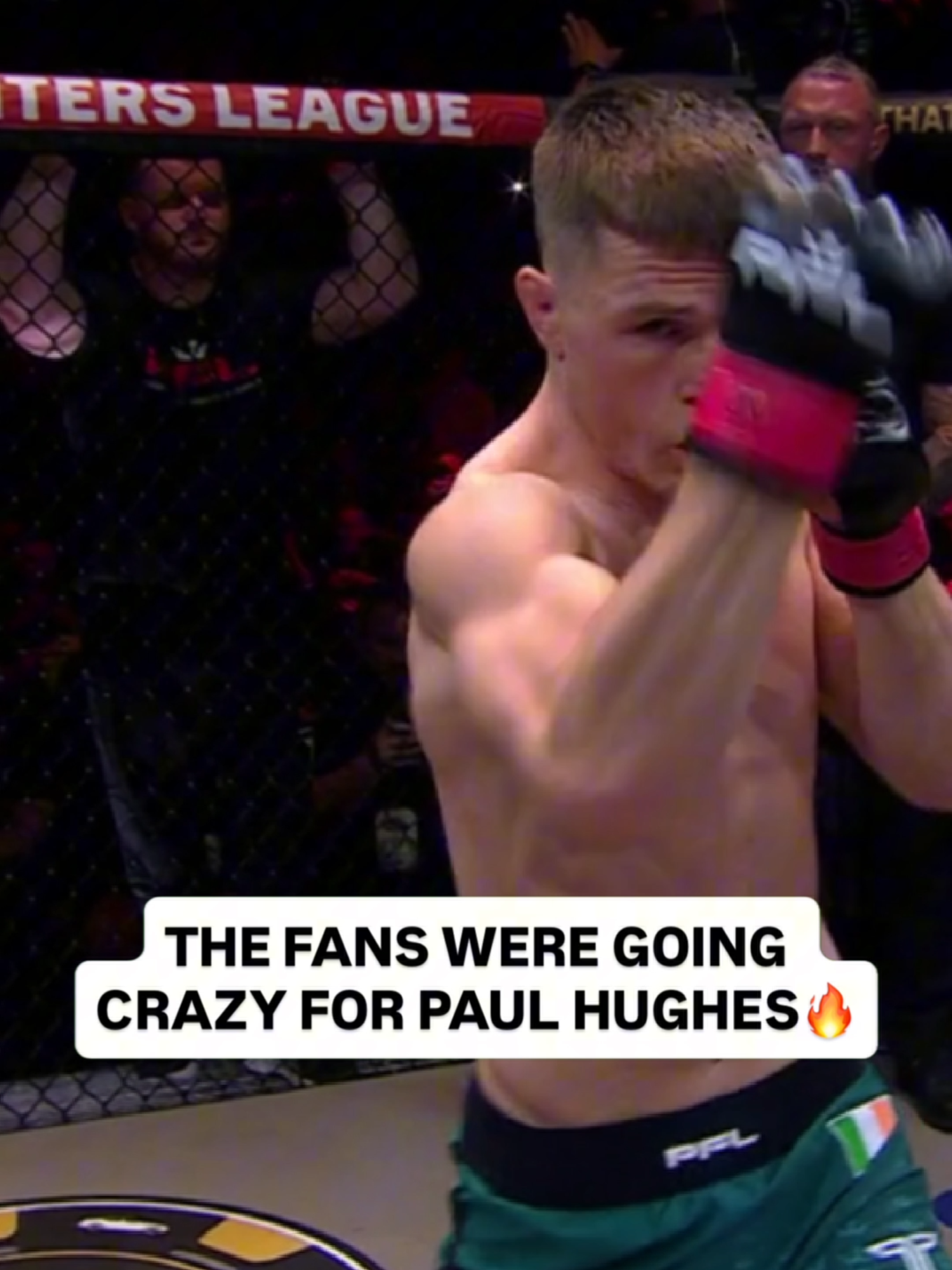 Paul Hughes blew the roof off the arena in Belfast his last time out. Will the crowd be behind him in Dubai on October 3rd in his rematch with Usman Nurmagomedov? #RoadtoDubai #PFL #sports #MMA #sportstiktok #Fighter #fight #highlight #championship #champion #knockout #KO #dubai🇦🇪 #rematch