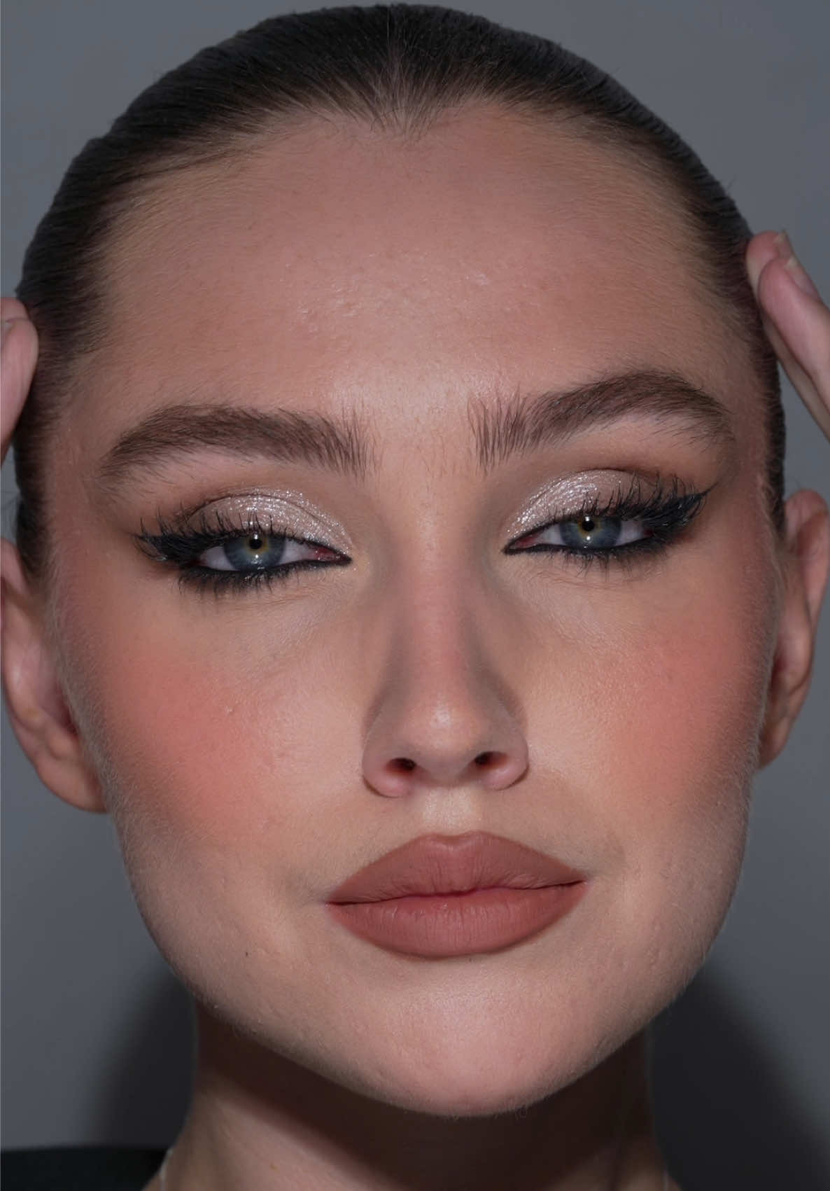 Maddy Perez makeup 😮‍💨🖤 inspo @Kristy Webley @Malinafaye  @REFY primer  @Tatcha US dewy skin cream  @YSL Beauty pink powder  @Makeup Revolution dewy setting spray, skin silk foundation, bouncy blush in light as a cloud  Laura Mercier concealer  @e.l.f. Cosmetics UK camo liquid contour  @Charlotte Tilbury super neutral palette silver sparkle shade  @nyxcosmetics_uk brown eye crayon  @pradabeauty black eyeliner pencil @Fenty Beauty liquid liner  @KISS Nails lashes in glowy skin  @MaybellineUK brow fluff  @maccosmetics cool spice lip liner  #makeup #maddyperez #makeuptransformation #darkfeminine #makeupinspo 
