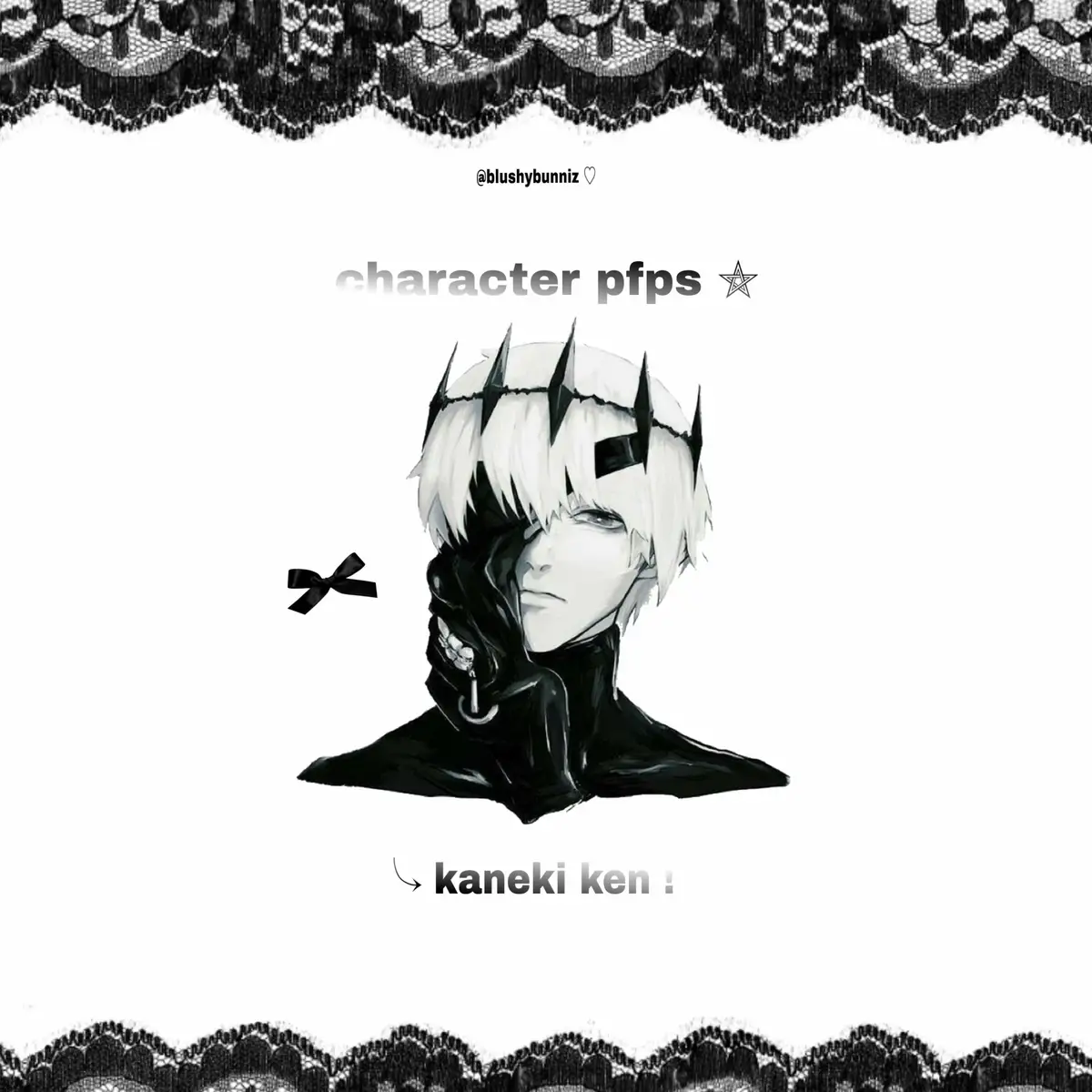 #KANEKI | ty @OtayItsRikka for the suggestion <33 ,, in honor of him bring all over my fyp lately because of this sound ^^ — #pfp #fyp #xyzabc #tokyoghoul #idea #icon 