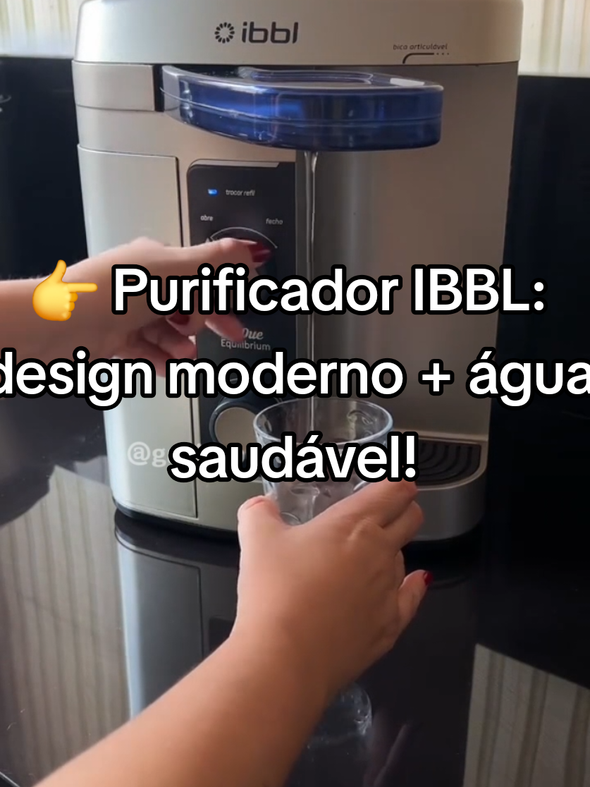 Purificador de Água IBBL E-Due Branco Bivolt – Água Pura e Gelada#Purificador #ÁguaSaudável #IBBL #CasaPrática Shopee Video  🆔BLE-QMH-LGF