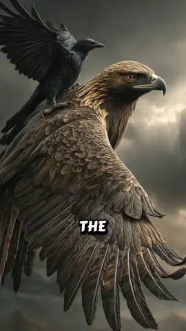The crow always attacks the eagle. But the eagle never fights back. Instead it soars higher—until the crow falls away. The lesson is simple: don’t waste energy on petty battles. Rise above and keep climbing. 🦅✨ #Eagle #Crow #LifeLessons #RiseAbove #motivation 