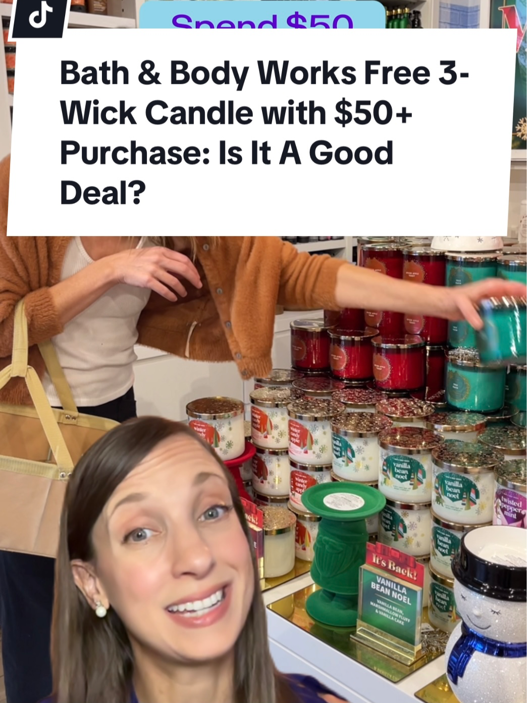 🔥Bath & Body Works rewards members get a free 3-wick when they spend $50 on Aug. 28. But how exciting is this deal? 🤔 We did the math. Here are the details: This offer runs Aug. 28 only, as part of the Member Fest Sale. You need to be a rewards member and signed in to your account to see the offer. You can get the free candle online or in stores (if you order online, opt for in-store pickup to avoid shipping fees). Not valid for ceramics and other special-edition candles. #bathandbodyworks #candledeals #shoppingtips #bathandbodyworkssale #krazycouponlady
