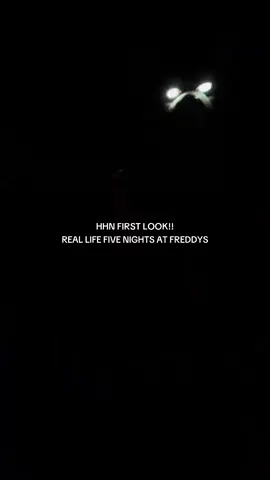 Tag someone you want to go with!!👇👇 So surreal seeing irl fnaf #fivenightsatfreddy #universalorlando #fnaf #horror #halloweenhorrornights 