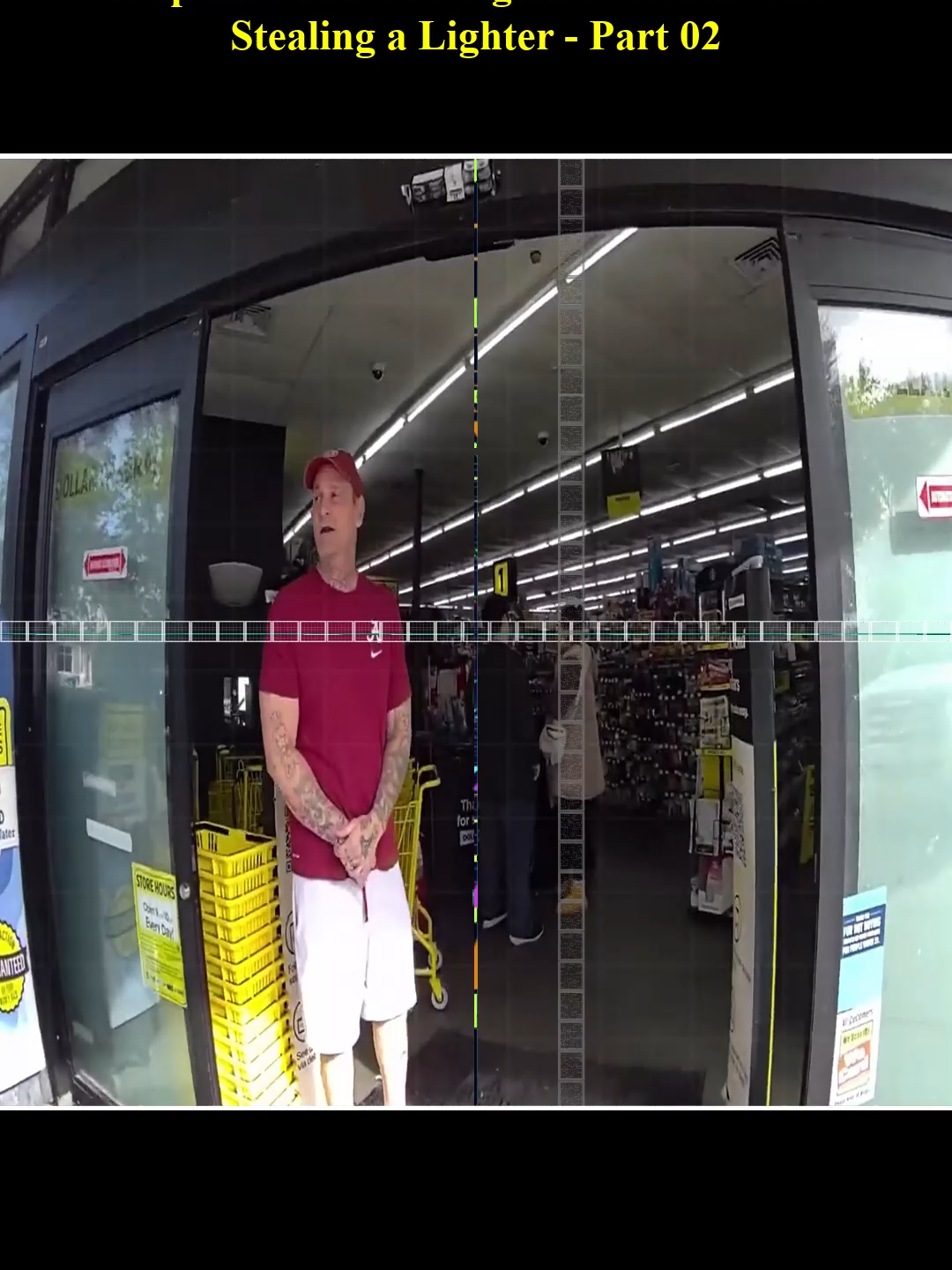 Shoplifter Shoves Pregnant Worker After Stealing a Lighter - Part 02 #foryou