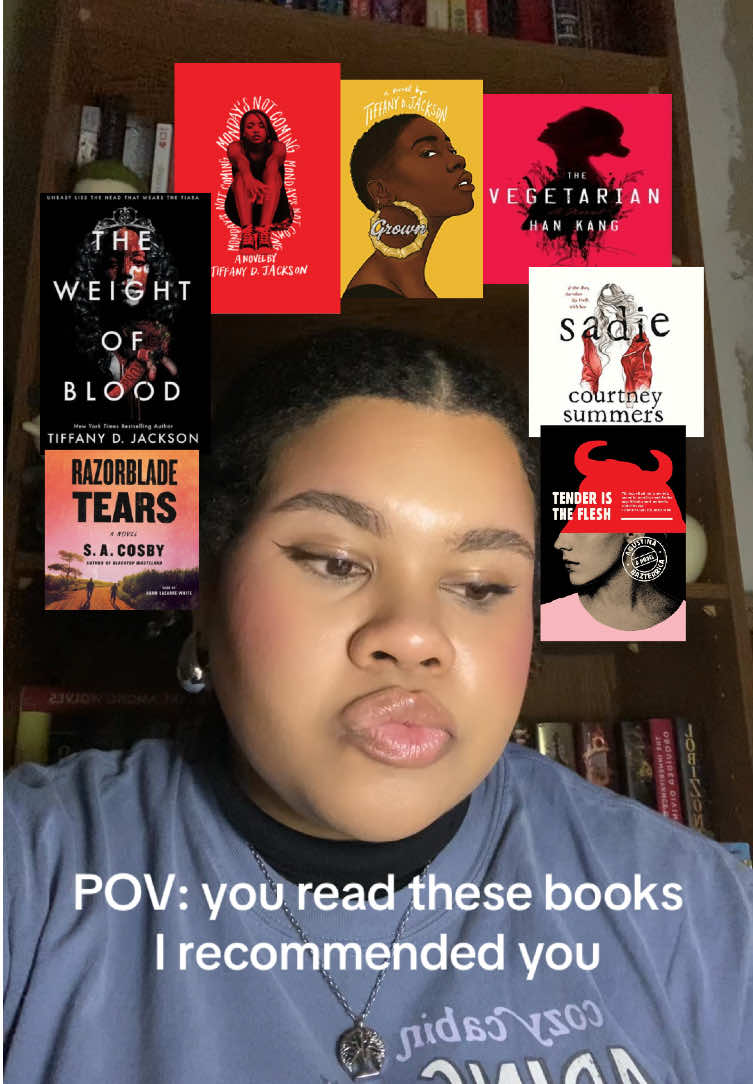 the one thing I know Tiffany d jackson is gonna do is hurt me🥲 #fyp #contentcreator #BookTok  #humor #thrillerbooks  