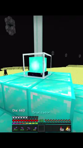 Dia 641 - 663 | Fiz o BEACON de DIAMANTE e o de FERRO! #Minecraft #survival #world #hardcore #meme 