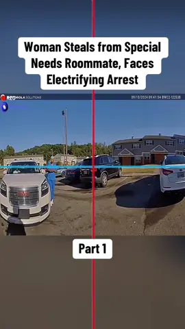 Woman Steals from Special Needs Roommate, Faces Electrifying Arrest Part 1 #cops #copsoftiktok #police #bodycam #crime 