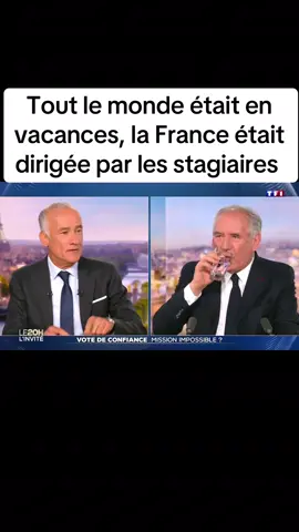 Tout le monde était en vacances, la France était dirigée par les stagiaires  #france🇫🇷 #bfmtv #cnews 