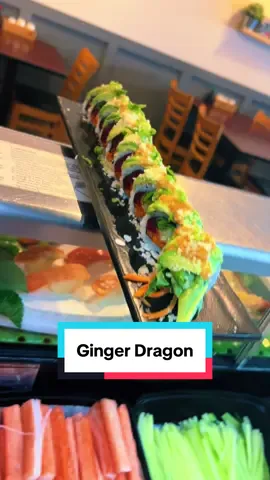 How to make Ginger Dragon Roll. Please let me know what you think in the comments!  #sushi #fyp #usa #pov #howto 