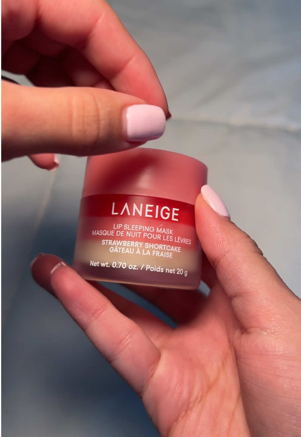 NEW *limited edition* Strawberry Shortcake @laneige_us Lip Sleeping Mask. || #fyf #makeup #skincare #makeupmusthaves #skincaremusthaves 