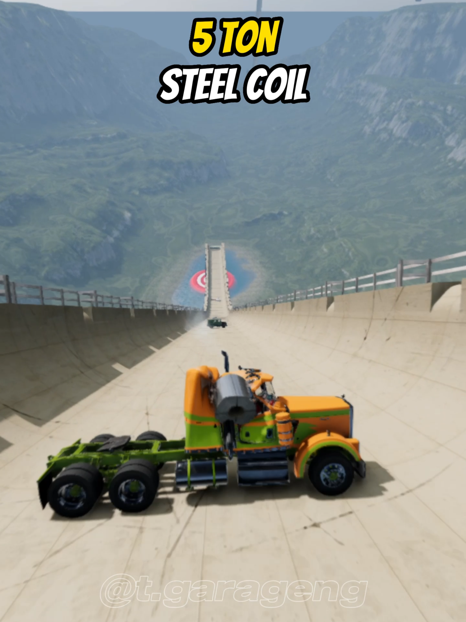 5 Toneladas VS 50 Toneladas 👀🔥 #beamng #beamngdrive #beamngcrash #games