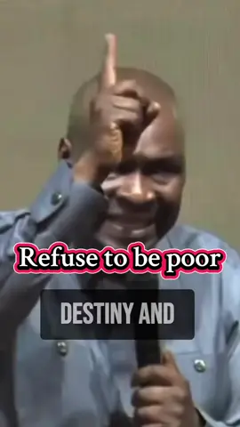 Refuse to be poor #apostlejoshuaselman 