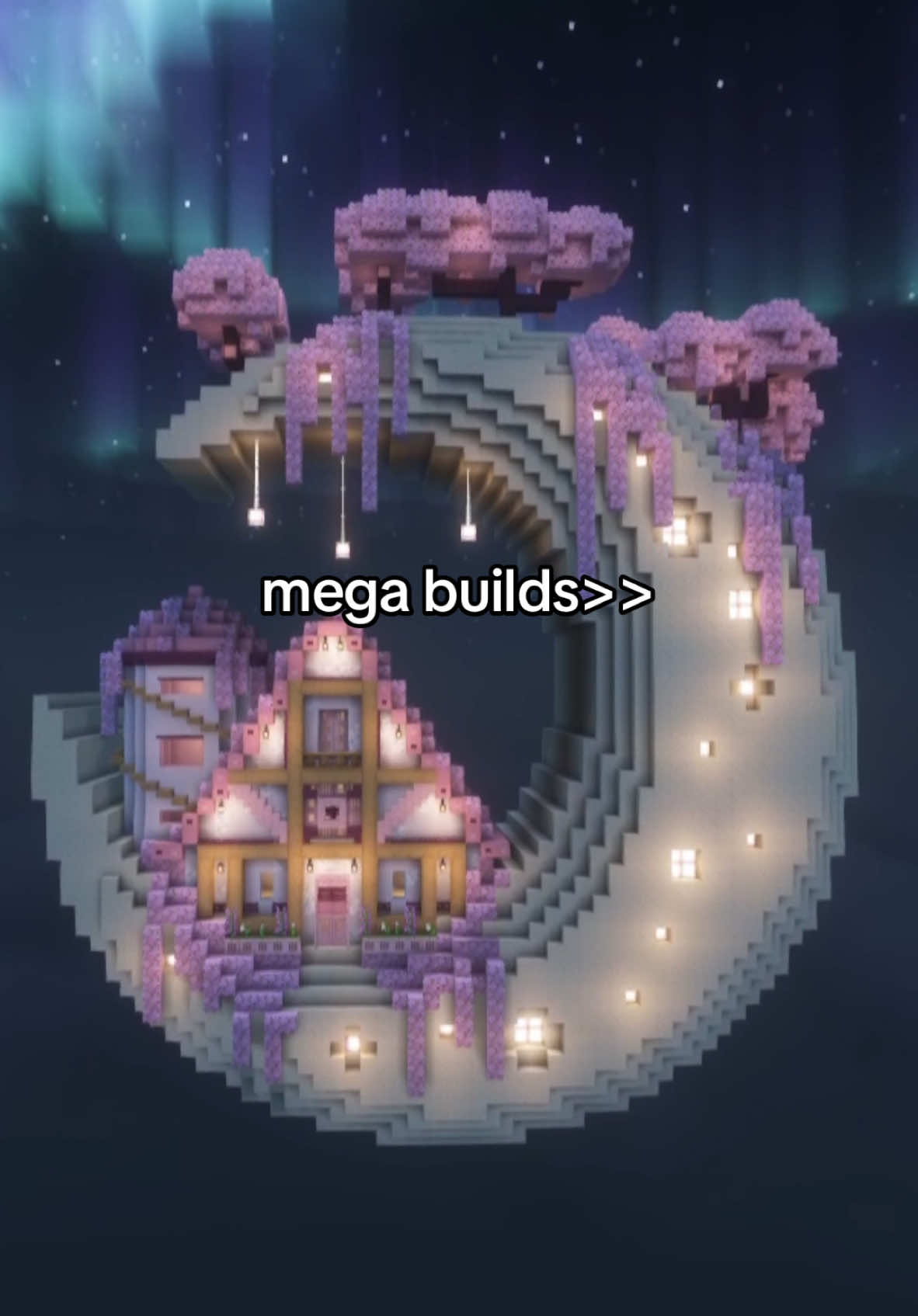 i love girly minecraft mega builds🤩 #Minecraft #megabuild #inspo #xyzbca #foryou 
