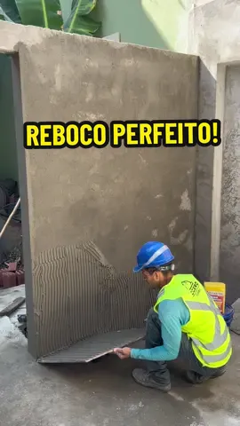 Reboco perfeito! #pedreiro #reforma #construcao #obras #fyp 