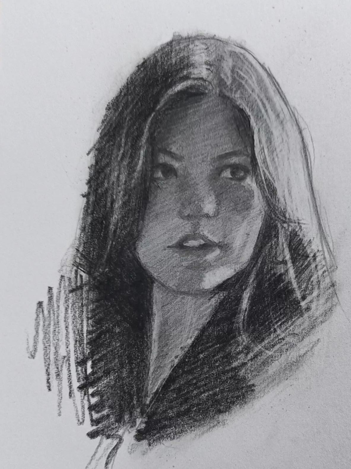 próximo desenho? next drawing?  #dexter #debramorgan #drawingprocess #desenhando #art 