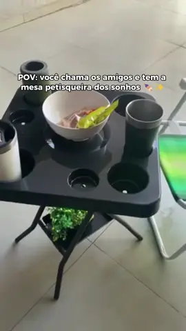 Mesinha petisqueira #churrasco #piscina 