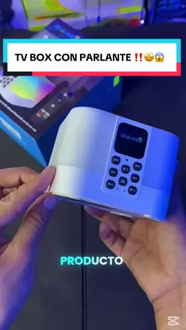 TV BOX CON PARLANTE ‼️🤩😱  #tvbox #tvboxandroid #parlante #smarttv #bolivia🇧🇴 