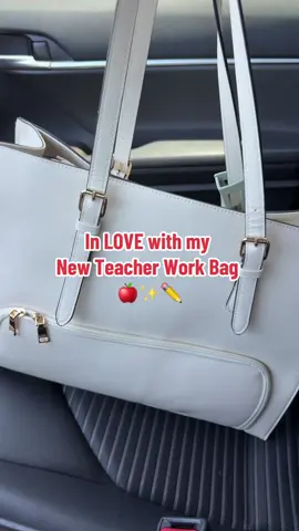 Obsessed with my new Teacher Tote Bag!!✨🍎✏️🥰 #lunchtotebag #teachertotebag #workbagsforwomen @KKXIU Chain Store 