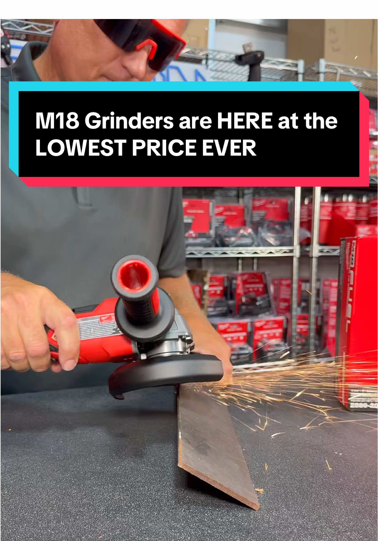 #milwaukeetools M18 4 1/2”-5” grinder is back and at the MOST AFFORDABLE price ever!! Order one of these now in the website while supplies last! #powertools #tools #mechanic #heavydutymechanic 
