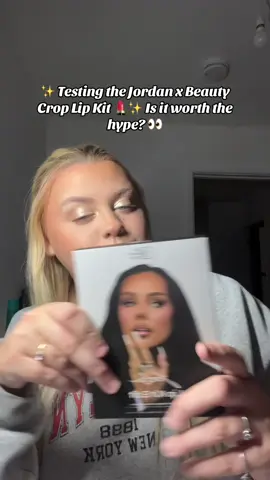 Trying out the Jordan x Beauty Crop Lip Kit for the first time! 💋 The shades are stunning and I’m obsessed with the formula already. Perfect for a glam or everyday look. Have you tried this collab yet? 👇  @thebeautycrop @Jordan #JordanxBeautyCrop #LipKitReview #MakeupTikTok #beauty #makeup 