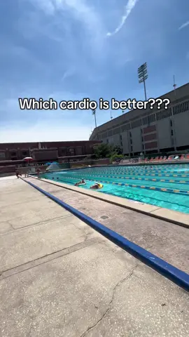 What do you prefer? 🏊‍♂️🏊‍♂️🏊‍♂️🏃‍♂️🏃‍♀️🏃🏿#chooseone #cardioworkout #swimming #Running #whichone 