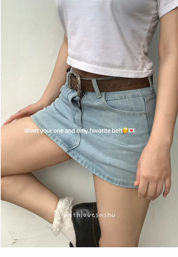 masa gamau belt selucu ini..🫨 di pair sama celana & rok lucu bgt outfitnya jadi ga flat mati gituu!! #belt #rekomendasibelt #beltwanita #sabukwanita #ikatpinggangwanita 