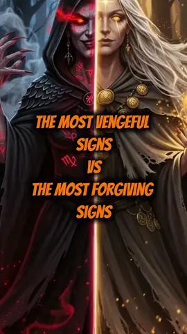The Most Vengeful Zodiac Signs and the Most Forgiving Zodiac Signs Most Vengeful Zodiac Signs 6. Scorpio – revenge is their art. 5. Aries – reacts immediately when wronged. 4. Leo – pride fuels their retaliation. 3. Capricorn – patiently plans perfect payback. 2. Taurus – holds grudges silently but firmly. 1. Virgo – meticulous and unforgetting in settling scores. Most Forgiving Zodiac Signs 6. Pisces – lets go with a pure heart. 5. Libra – always willing to give second chances. 4. Gemini – forgives quickly, moves forward. 3. Aquarius – understands before judging. 2. Cancer – forgives softly but remembers lessons. 1. Sagittarius – sees the bigger picture and releases anger.