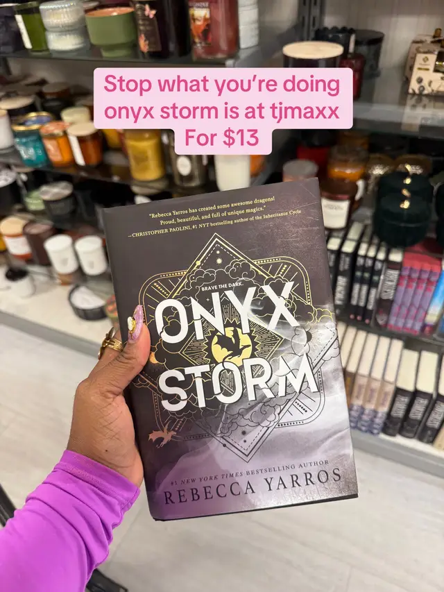 Also I saw Abby Jimenez books and a couple others!! #tjmaxx #onyxstorm 