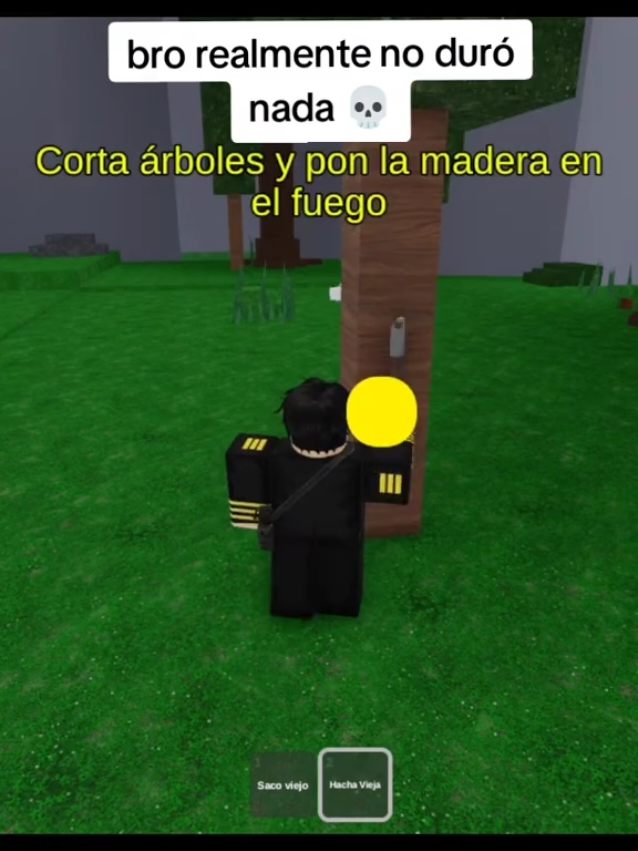 Bro realmente no duró nada 💀 #robloxfyp #99nochesenelbosque #humor #haganmeviral 