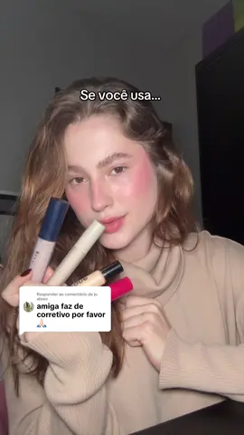 Respondendo a @ju abreu vocês pedem e eu faço! Versão com corretivos 🤌🏻💗 #makeup #maquiagem #make #trend #corretivo 