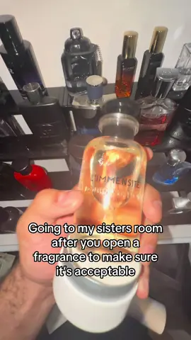Gotta make sure the boss approves #cologne #fragrance #sister #fyp #foryoupage #xyzbcafypシ #CapCut 