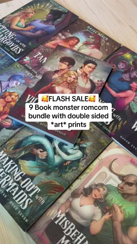 FLASH SALE 20% OFF FOR JUST THREE DAYS! Haven Ever After is a nine book complete series of interconnected standalone monster romcoms set in the fictional hidden monster town of Ever.  It’s cozy, cottagecore monster steam with found family, sisterhood and sass in spades! #flashsaletiktok #flashsales #bookbundle #booktokfyp #romancebooks 