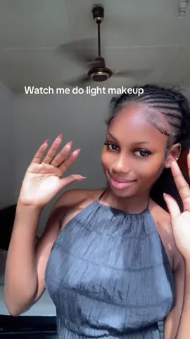 Light makeup🤏🏿❤️‍🔥#makeup #makeuptutorial#lightmakeup #goviral #foryou 