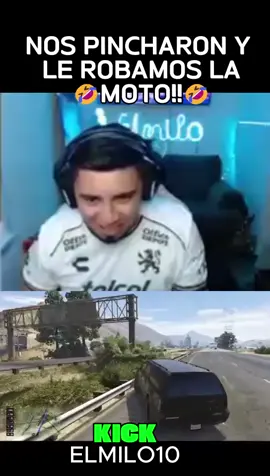 Nos persiguieron pero les robamos la moto y no le volamos el final es épico 🤣🤣🤣💀😵☠️💀😵💀 #gta5 #viral #elmilo10 #fyp #fyppppppppppppppppppppppp 