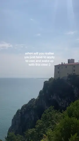 Duino waits for you!! #uwc #uwcadriatic #scholarship 