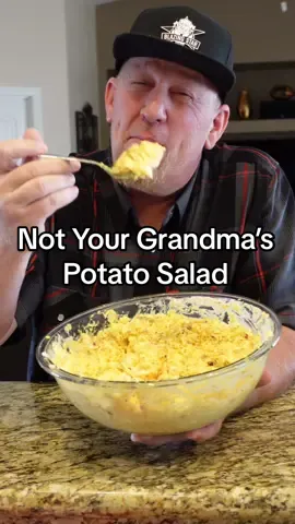 Not your Grandma’s Potato Salad #potatosalad #sidedish #cookout #foodtiktok 