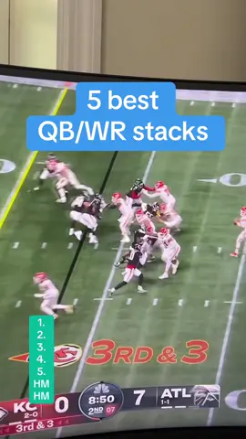Best stacks in fantasy this year