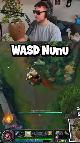 Nunu with new League WASD movement 💀 #fyp #leagueoflegends #dumbs #leaguetok #fypシ 