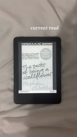 what’s yours ? #currentread #BookTok #perksofbeingawallflower #kathleenglasgow #bookworm 