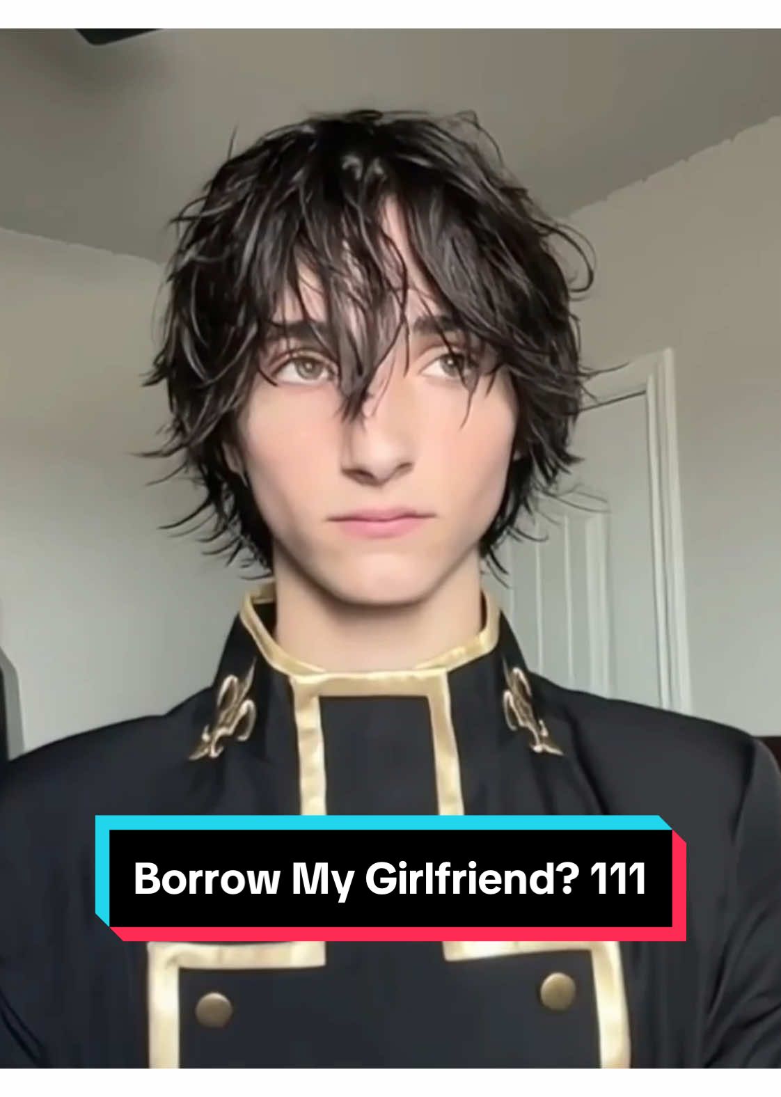 Replying to @PeterPrankster Letting people borrow my girlfriend in Part 111 of our series! @Gabrian cosplays at Lelouch from Code Geass anime!