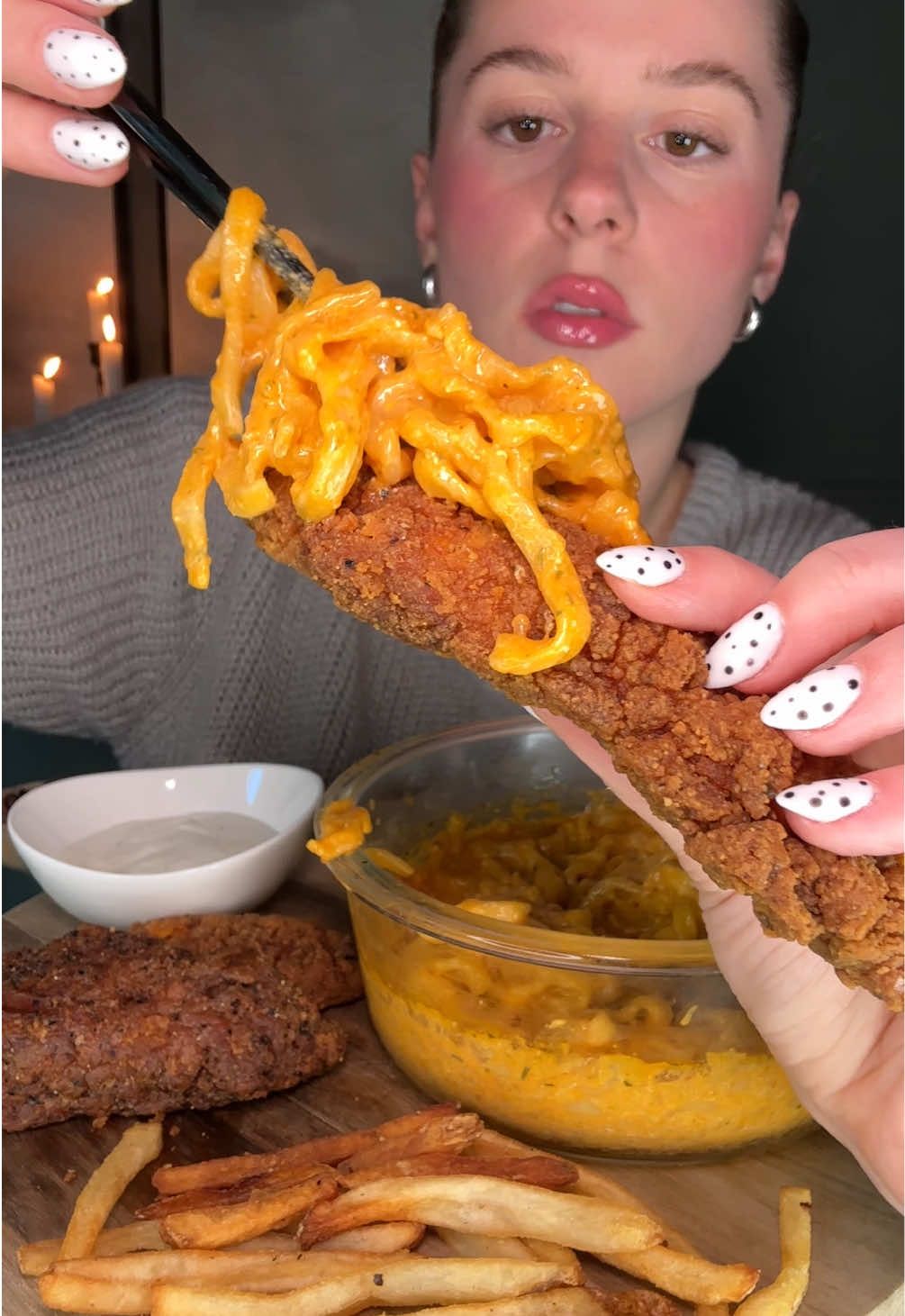 The perfect duo doesn’t exi- SIKE 🍜🍗  @Buldak carbonara and @Buffalo Wild Wings spicy tenders for the win 🤩 #asmr #eatingshow #buldak #daseycaviseats #mukbang 