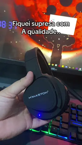 Fone de ouvido Bluetooth SnO2 H’MASTON, fone bom e barato #tiktokshop #fonedeouvidobluetoothsemfio #fonehmaston 