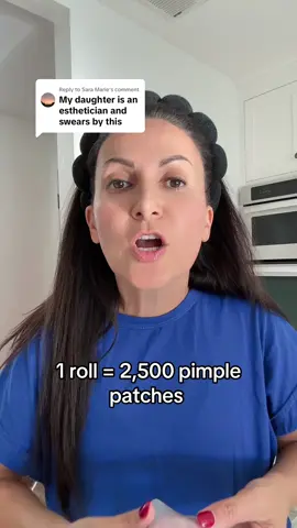 This hydrocolloid roll is equivalent to 2,500 pimple patches. #hydrocolloid #pimplepatch #acnepatch #skincare #tiktokshopcreatorpicks
